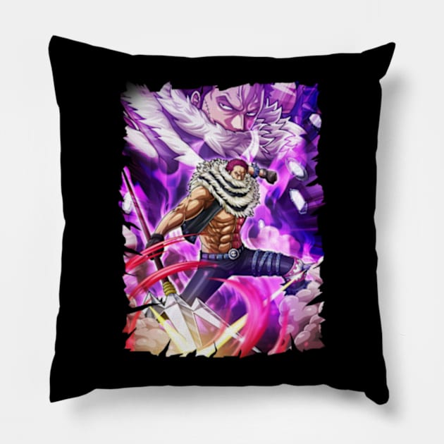 KATAKURI MERCH VTG Pillow by citrus_sizzle