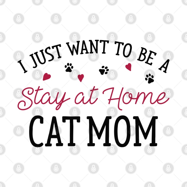 Stay At Home Cat Mom by LuckyFoxDesigns
