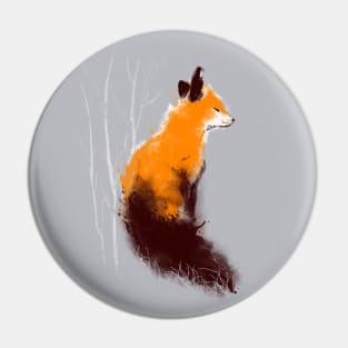 Sumi - e kitsune Pin