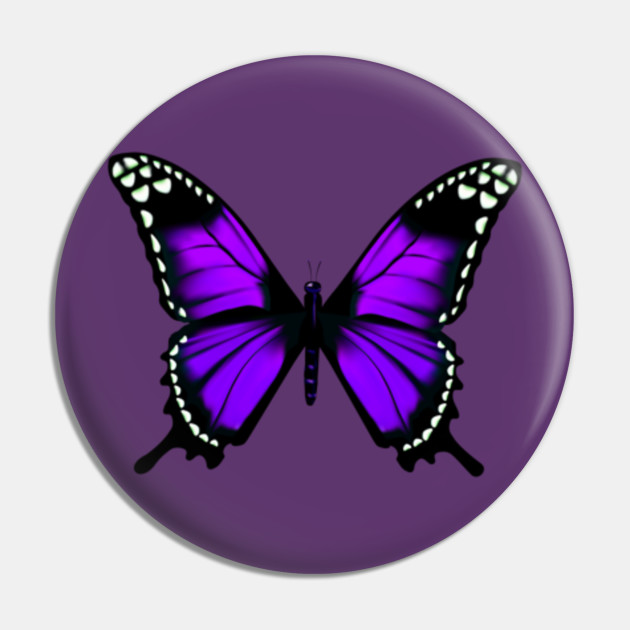 purple butterfly pin