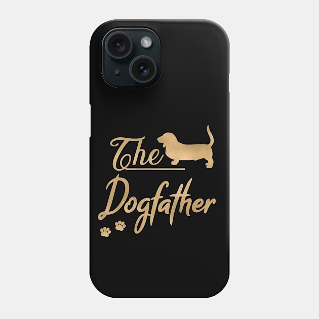 The Basset Hound Dogfather Phone Case by JollyMarten