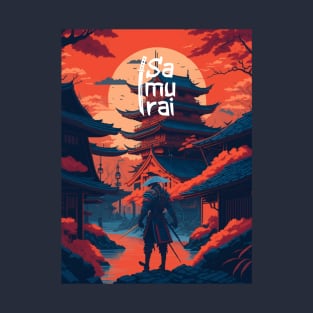 Futuristic Samurai: A Journey Through Time and Tradition T-Shirt