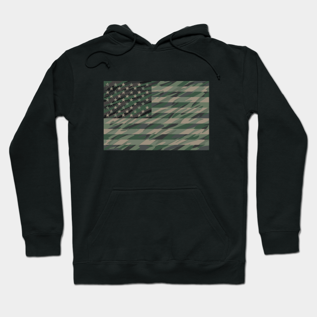 camo american flag sweatshirt