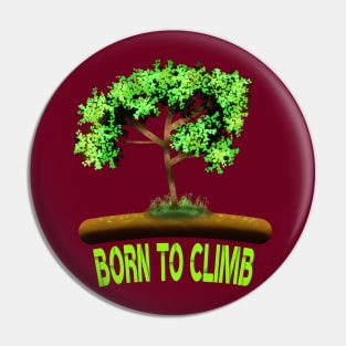 Born To Climb Pin