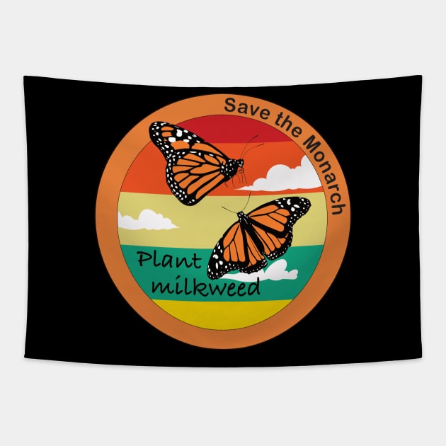 Save the Monarch Butterfly Tapestry by outrigger