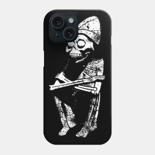 Aztec God of Death skeleton. Mictlantecuhtli Phone Case