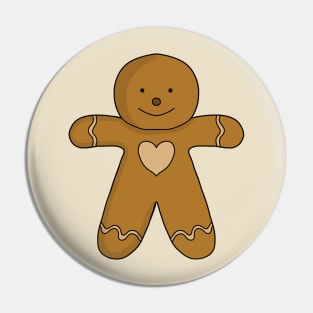 GingerBread Man Christmas Cookie Pin