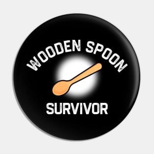 Wooden Spoon Survivor Pin