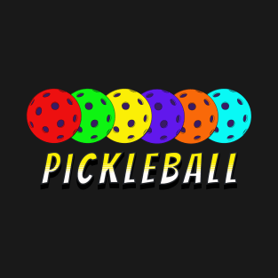 Rainbow Pickleball T-Shirt