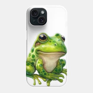 A Frog's Knowing Glance Phone Case