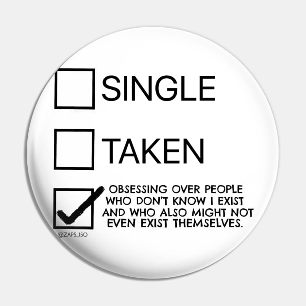 Single taken fangirl obsession relationship check box choices design Pin by Zaps_ISO