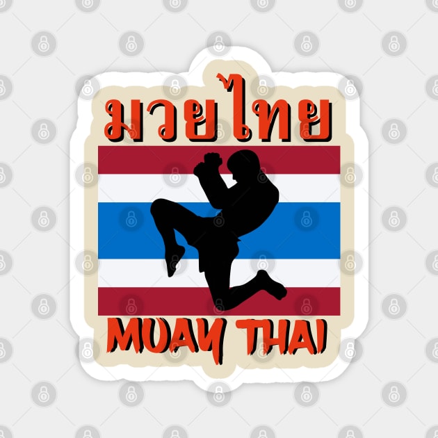 MUAY THAI Magnet by AlexxElizbar