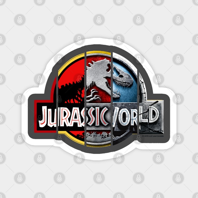 Jurassic World logo evolution. Birthday party gifts. Officially licensed merch. Perfect present for mom mother dad father friend him or her Magnet by SerenityByAlex