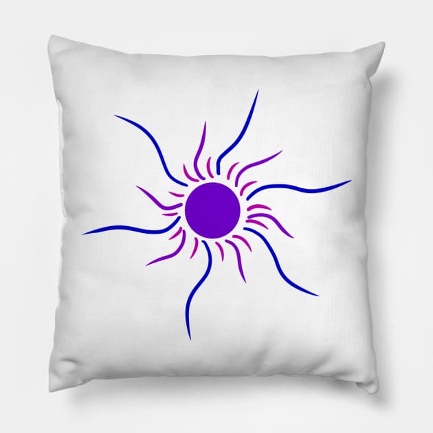 The sun is shining under the sea Pillow by MinnieMot