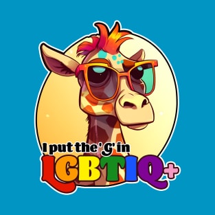 G in LGBTIQ | Gay giraffe T-Shirt