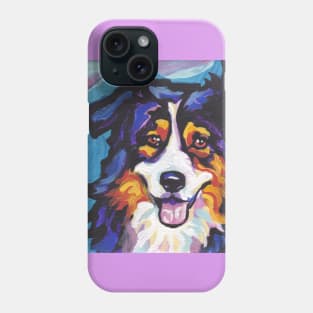 Australian shepherd Aussie Bright colorful Pop Art Phone Case