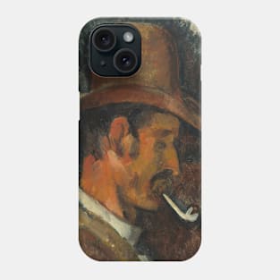 Man with Pipe by Paul Cezanne Phone Case