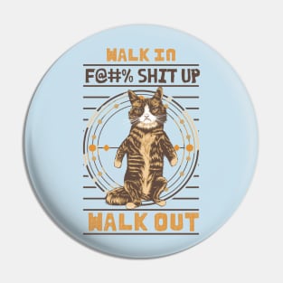 CAT FIGHT Pin