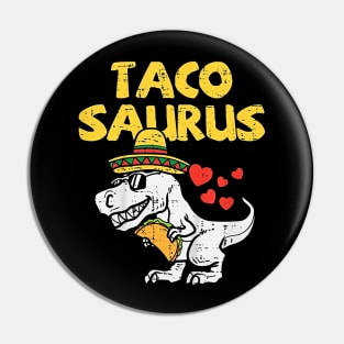 Taco Saurus Pin