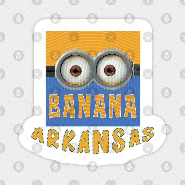 DESPICABLE MINION AMERICA ARKANSAS Magnet by LuckYA