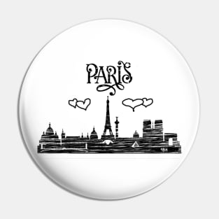 Paris - World Cities Series by 9BH Pin