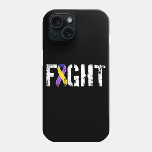 Fight Bladder Cancer Military Style Awareness Ribbon Phone Case