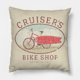 Cruiser's Bike Shop 1969 Pillow