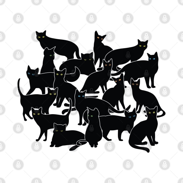 Black Cats - Professional Cat Herder by NusaKingdoms