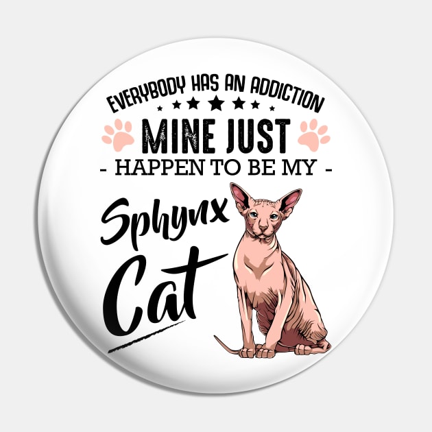 Sphynx Cat Pin by Lumio Gifts