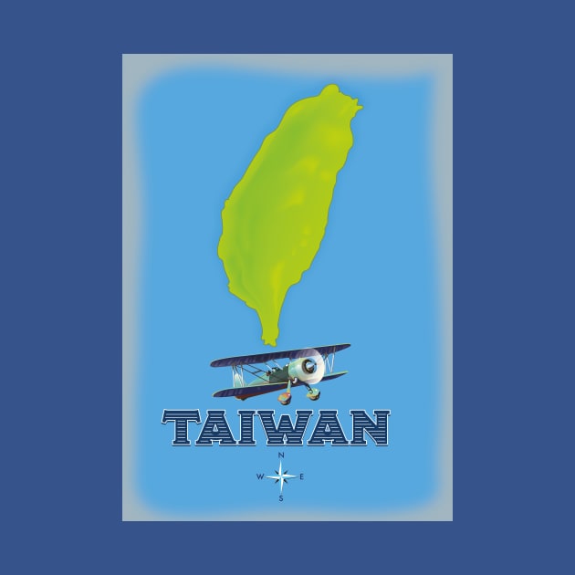 Taiwan vintage map by nickemporium1