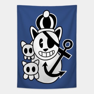 Pirate Cat Royalty Tapestry