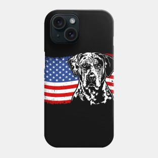 Proud Catahoula Leopard Dog American Pride Phone Case