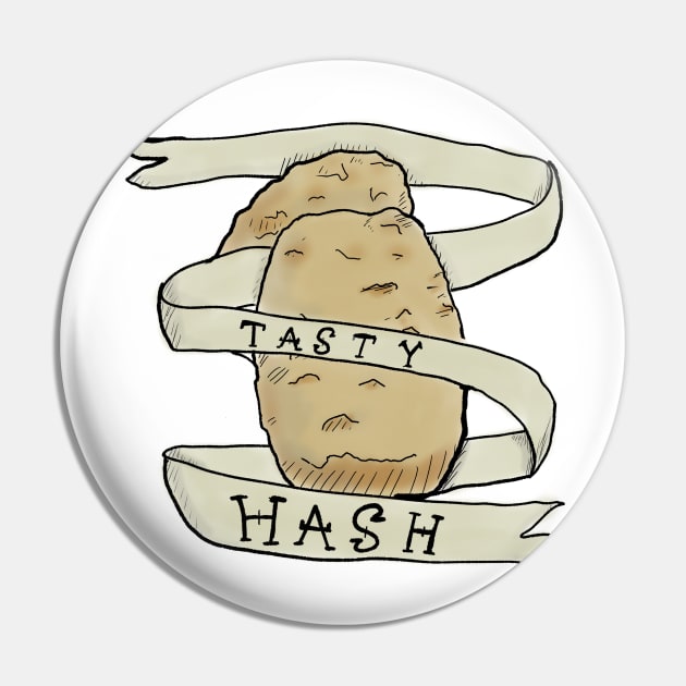 Tasty Hashbrowns Pin by DopamineDumpster