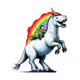 T-rex unicorn dinosaur trex T-Shirt