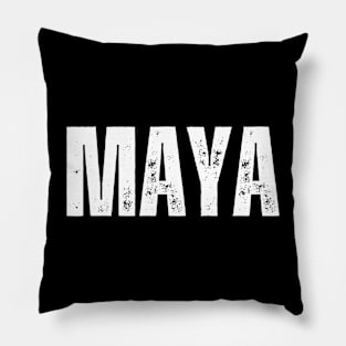 Maya Name Gift Birthday Holiday Anniversary Pillow