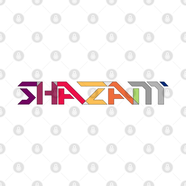 Shazam!-Typography by ASHER