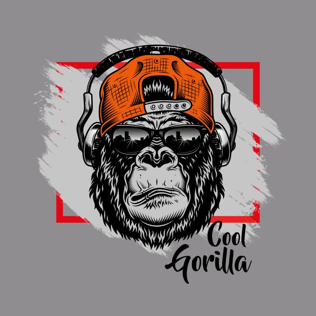 Cool Gorilla by Abstraction Store