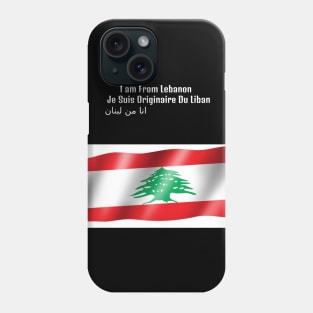 I am From Lebanon Phone Case