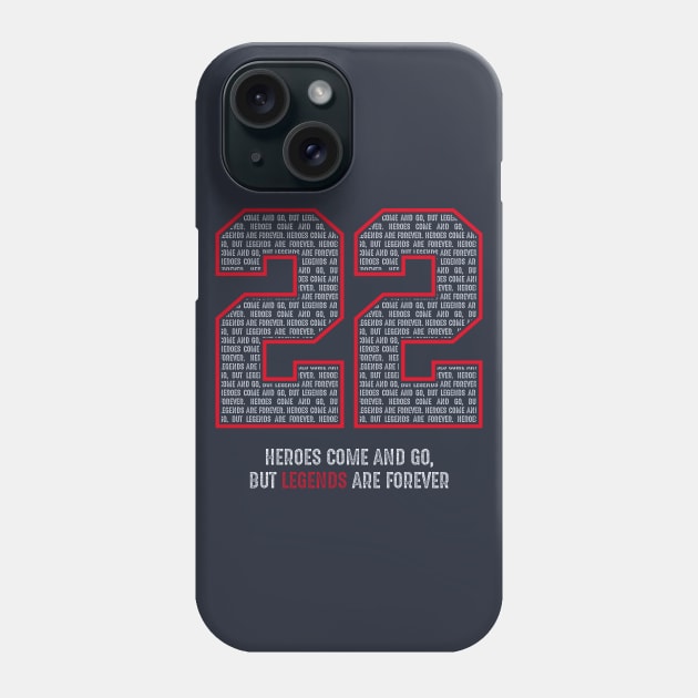 Drexler Basketball Legends "The Glide" Houston 22 Phone Case by TEEWEB