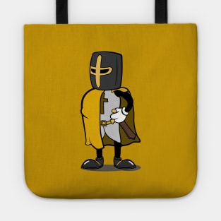 Teutonic Knight Cartoon (Player 4 colors, yellow) Tote