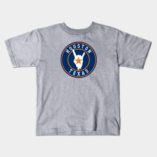 H Town Astros Retro Skyline & Home Plate T-shirt 