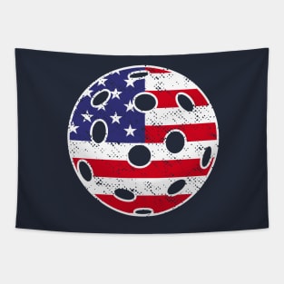 Pickleball Unites States USA Tapestry