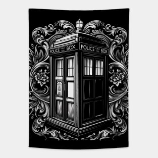 Gothic Tardis Tapestry