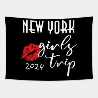 New York Girls Vacation trip 2024 Party Outfit Tapestry