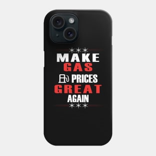 Make Gas Prices Great Again Funny Trump Supporters Vintage Phone Case