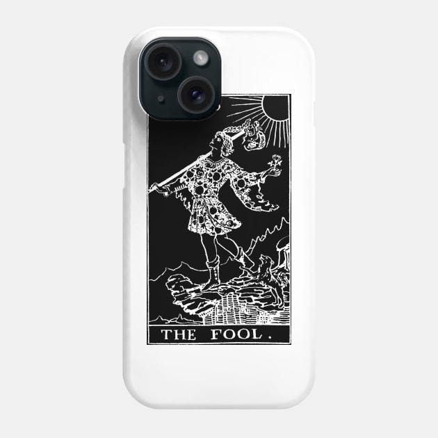 The Fool Inverted Tarot Card Phone Case by vintage-glow