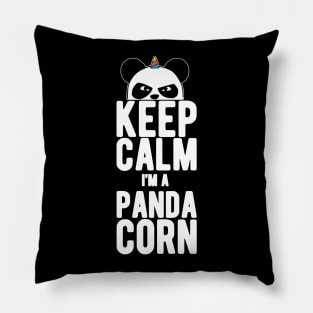 Keep Calm I'm a Panda Corn Pillow