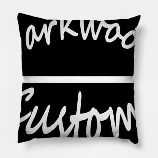 darkwood  customs badge Pillow