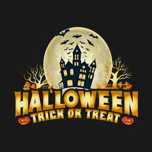 Halloween Trick or Treat Scary Spooky Costume T-Shirt