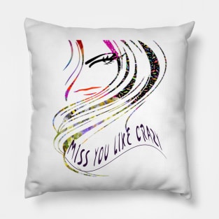 miss you nice design for summer Pillow